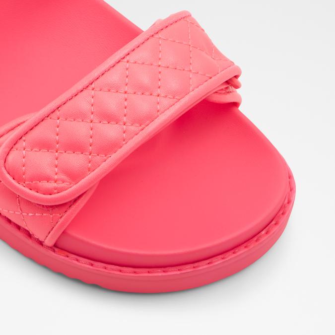 Eowiliwia Women's Bright Pink Flat Sandals image number 5