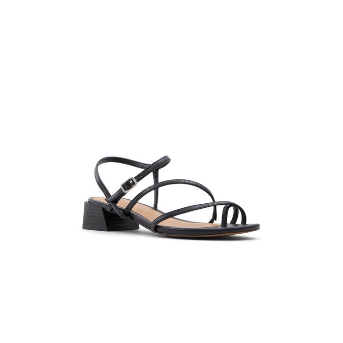 Carmin Women's Black Heeled Sandals image number 3