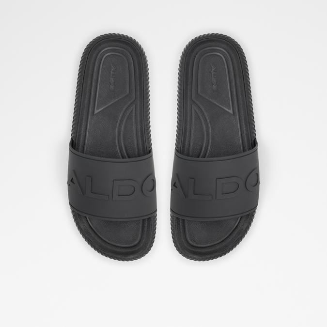 Poolslide Men's Black Sandals image number 1