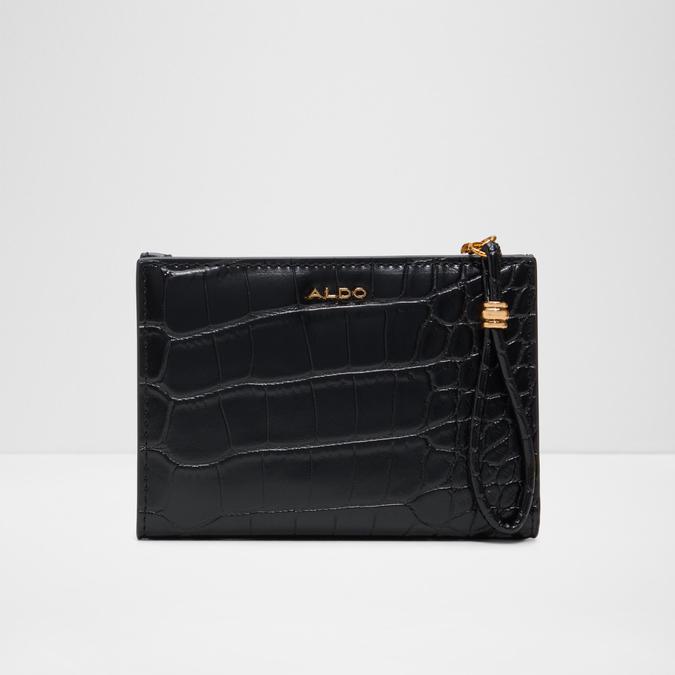 RAIYEAA Black Overflow Women Wallet/Change Purse