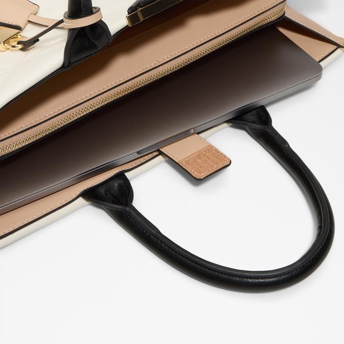 Gweneth Women's Beige Laptop Bag image number 4