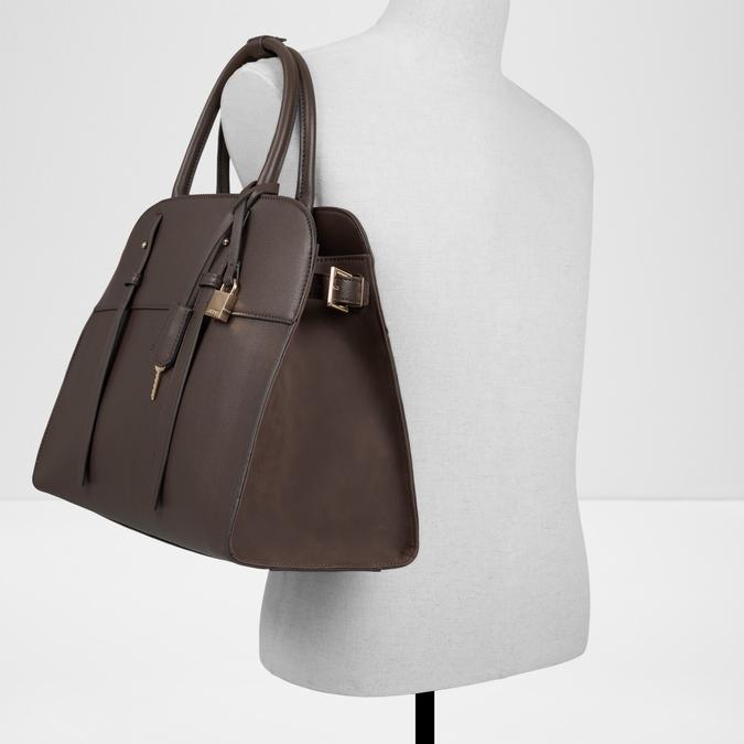 Allysa Women's Brown Satchel image number 3