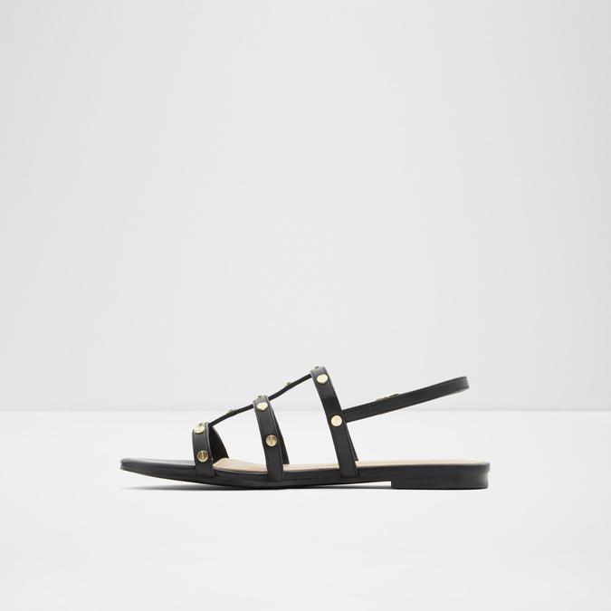 Astiria Women's Black Flat Sandals image number 2