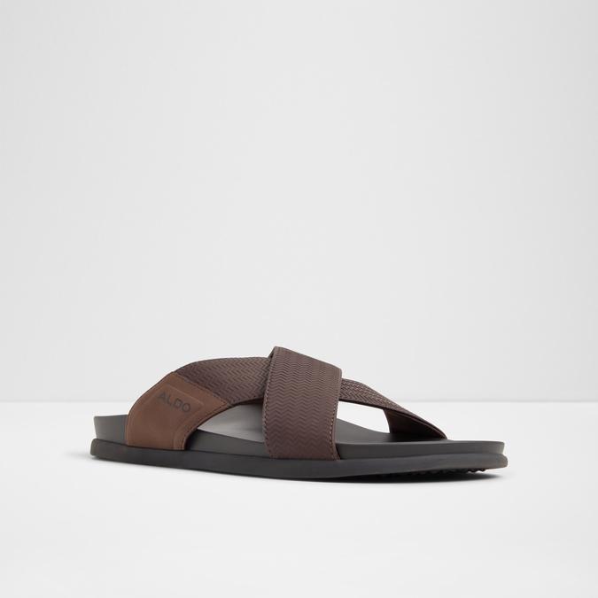 Kedona-In Men's Brown Strap Sandals image number 4