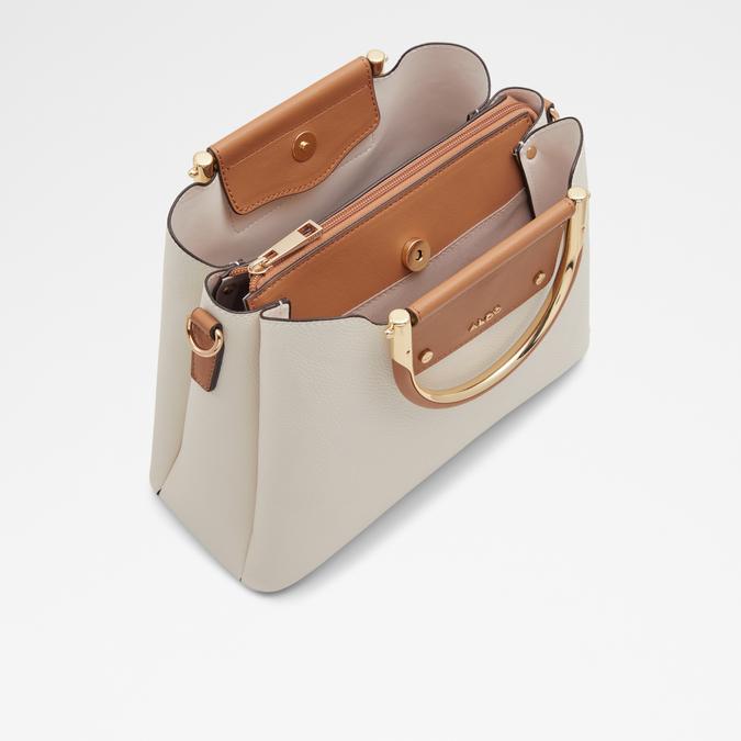 Sloanaa Women's Beige Satchel image number 2