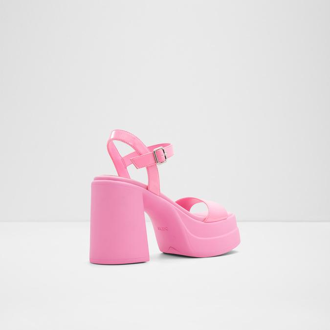 Taina Women's Medium Pink Block Heel Sandals image number 1