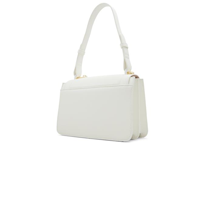 Chainned Women's White Shoulder Bag