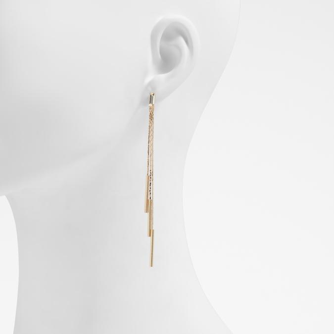 Soesa Women's Clear On Gold Earrings image number 1