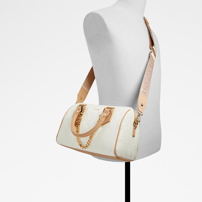 Lapilli Women's Beige Barrel Bag image number 3