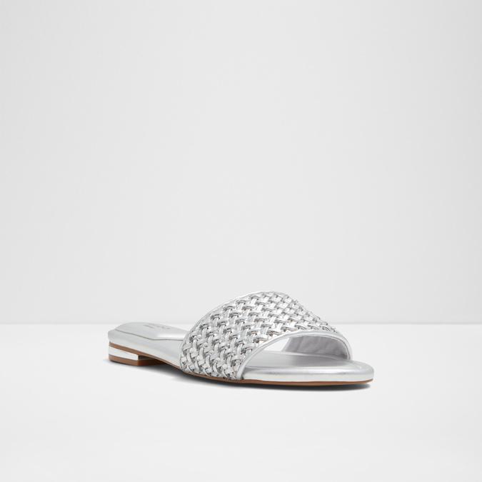 Eleonoreflat Women's Silver Flat Sandals image number 4