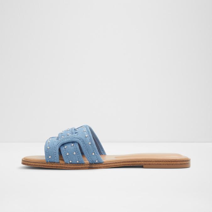 Elenaa Women's Blue Flat Sandals image number 4