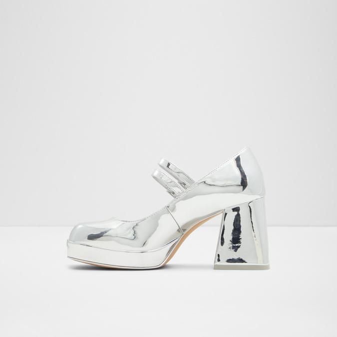 Manda Women's Silver Block Heel image number 4