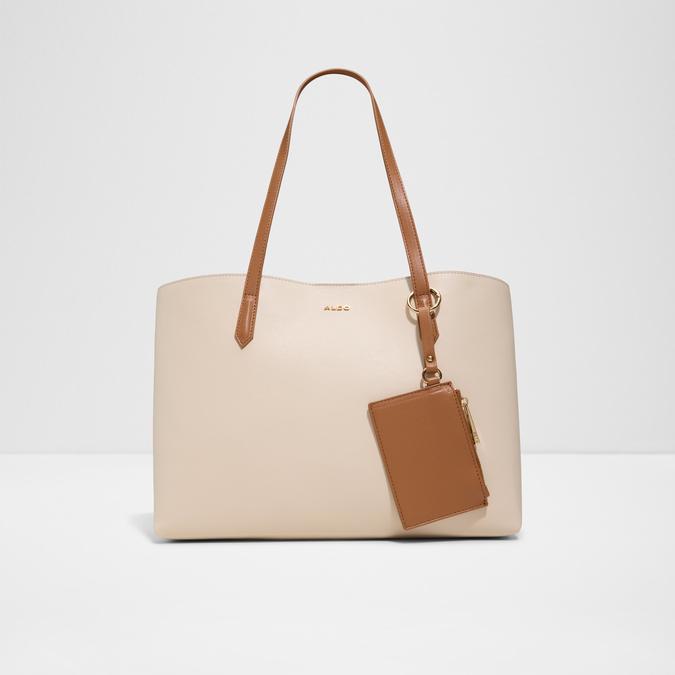 Ysabelle Women's Beige Laptop Bag