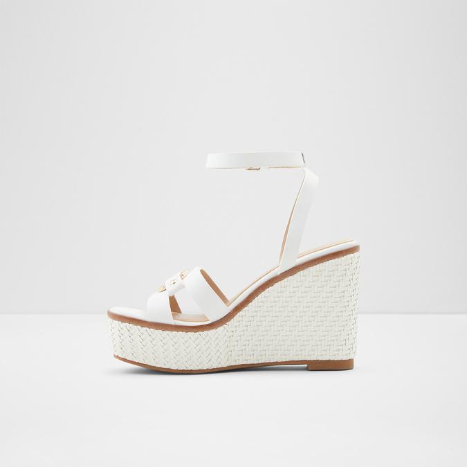 Onan Women's White Wedges image number 3