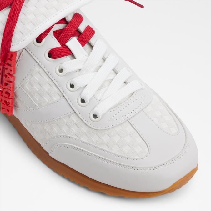 Thevoid-In Men's Beige Low Top Sneakers image number 5