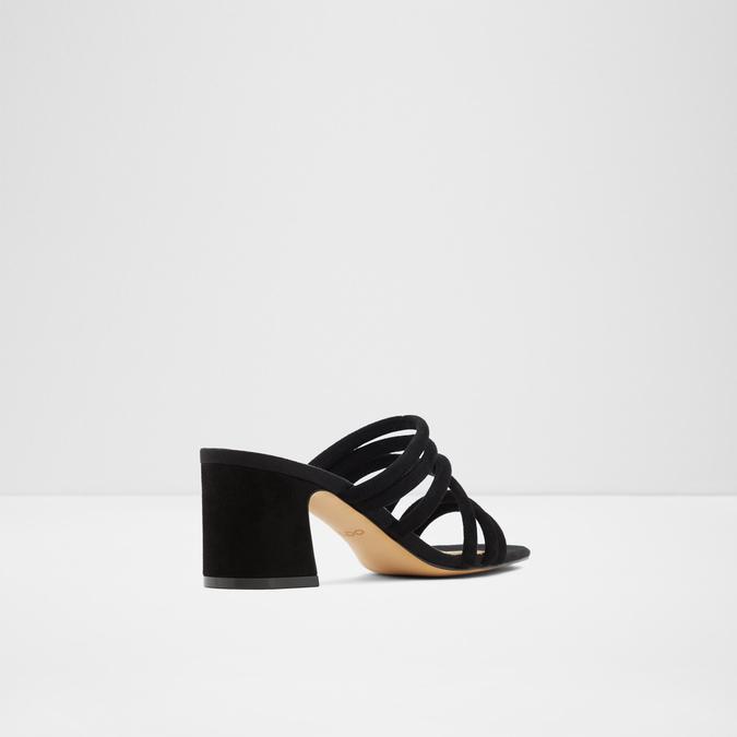 Atlanta Women's Black Block Heel Sandal image number 2