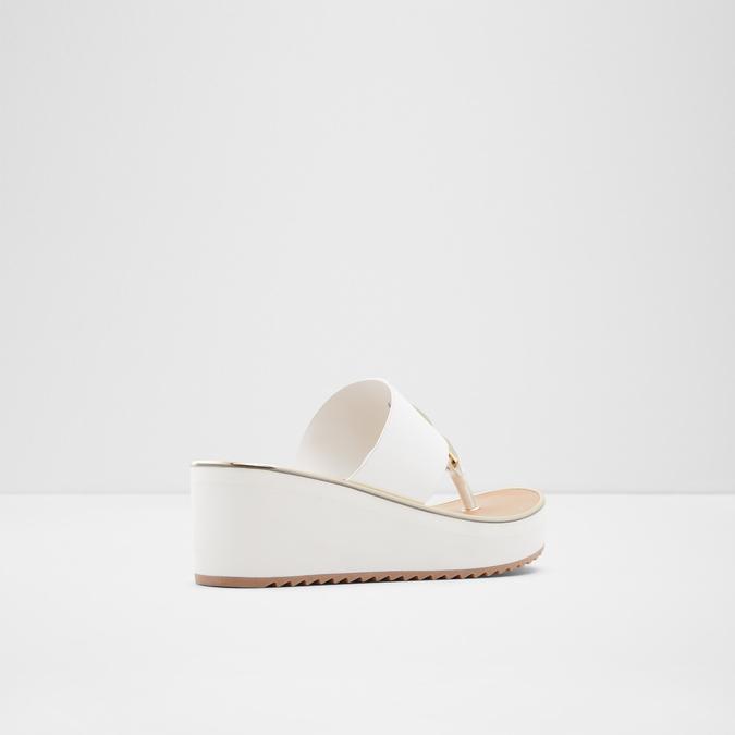 Toea Women's White Sandals image number 2