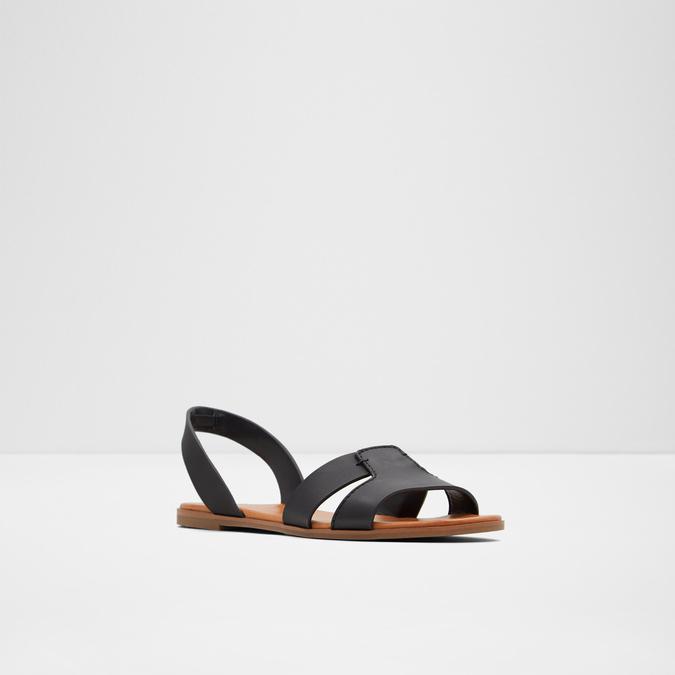 Terima Women's Black Flat Sandals image number 3