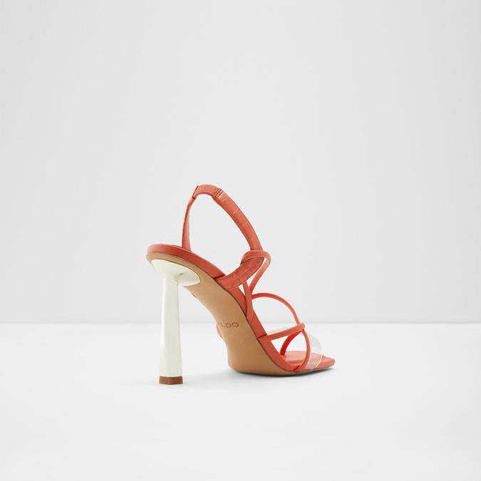 Juliet Women's Bright Orange Dress Sandals image number 2