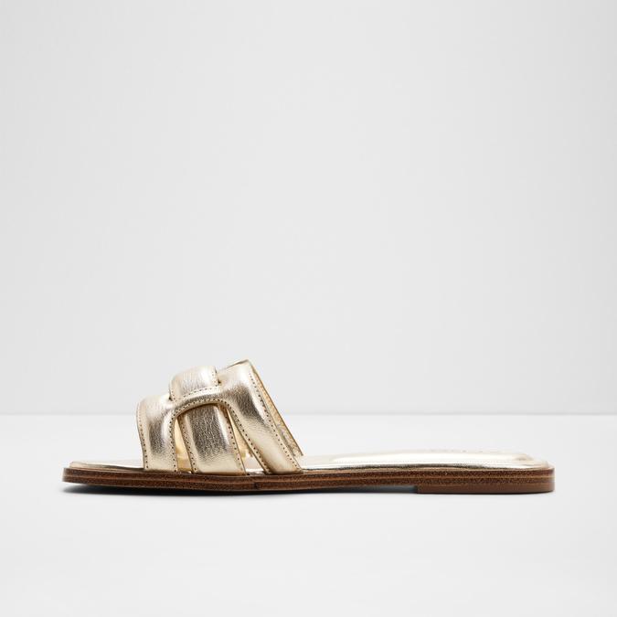 ELENARIAA Gold Women Flat Sandals image number 2