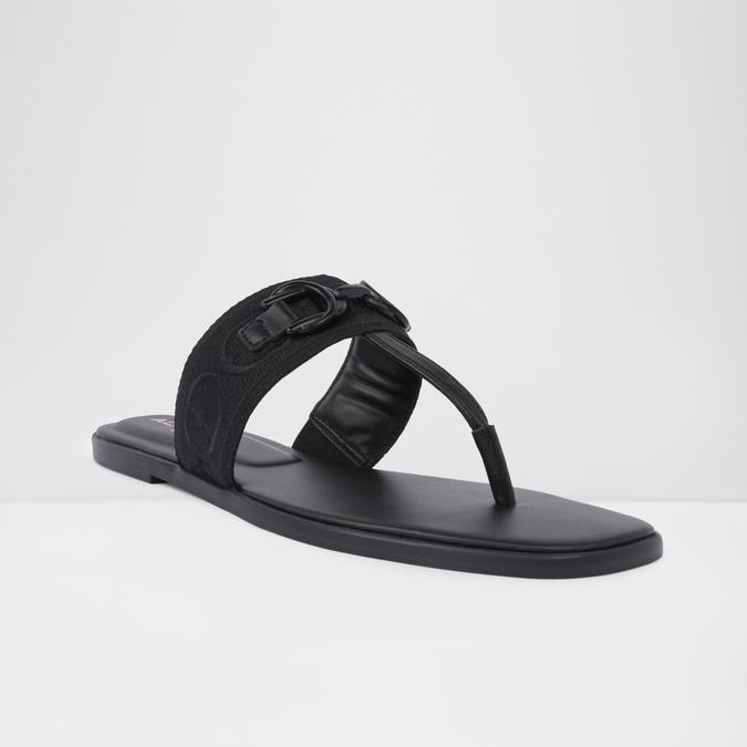 Coralynnaa-In Women's Black Flat Sandals image number 4