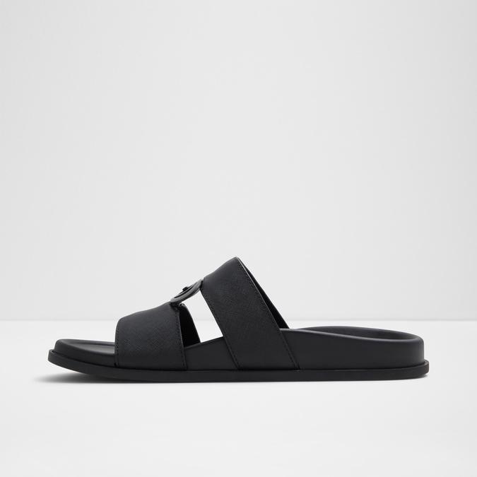 Reefside Men's Black Double Band Sandals image number 3