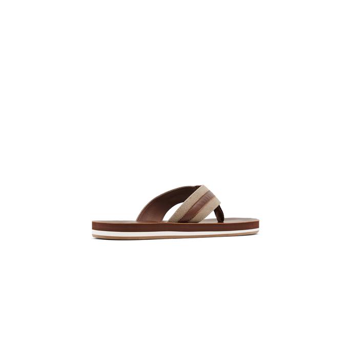 Voessi Men's Beige Flat Sandals image number 1