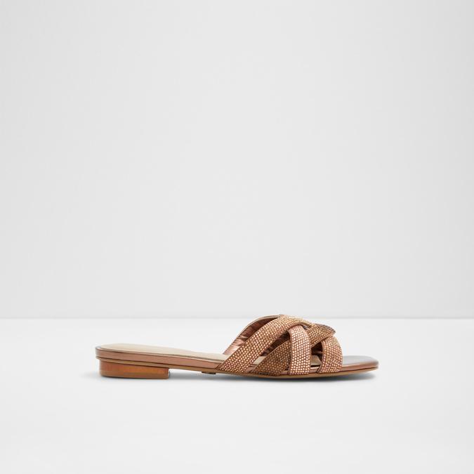 Corally Women's Bronze Flat Sandals