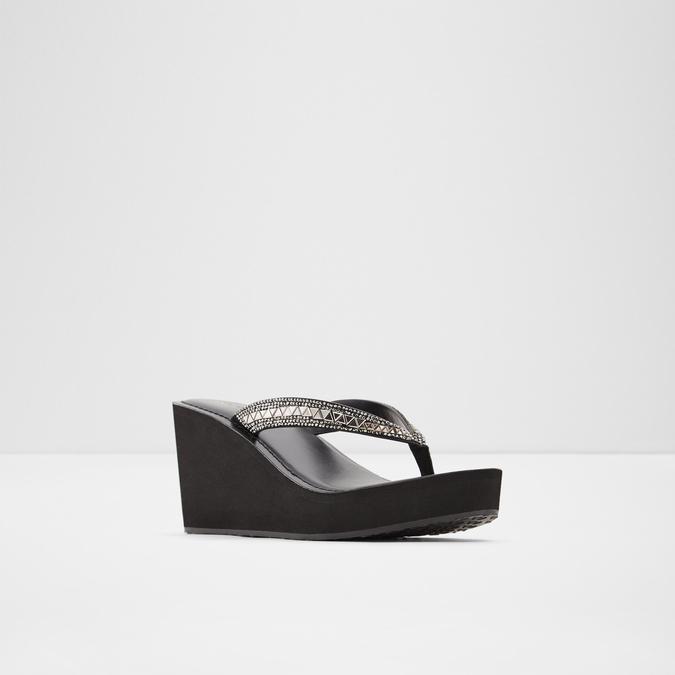 Allumette Women's Black Sandals image number 3