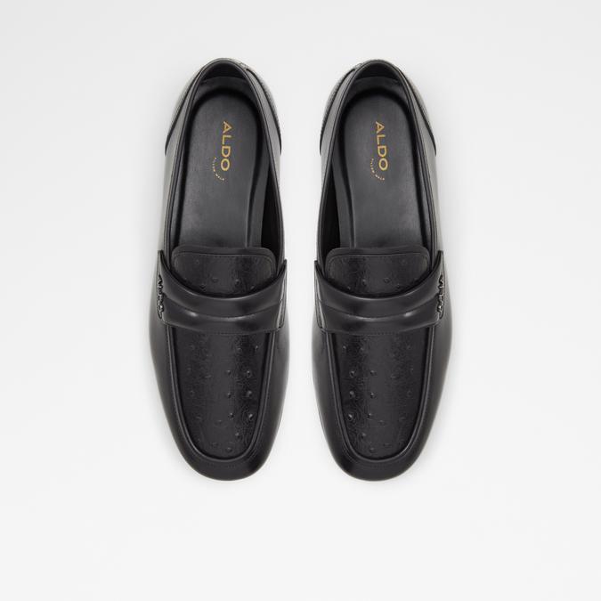 Platinum Men's Black Loafers image number 1