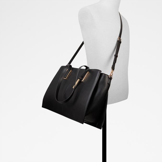 Haoredia Women's Black Satchel image number 4