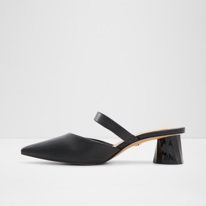 Kinski Women's Black Block Heel Shoes image number 3