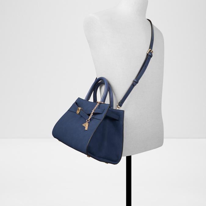 Vasilia Women's Navy Satchel image number 4
