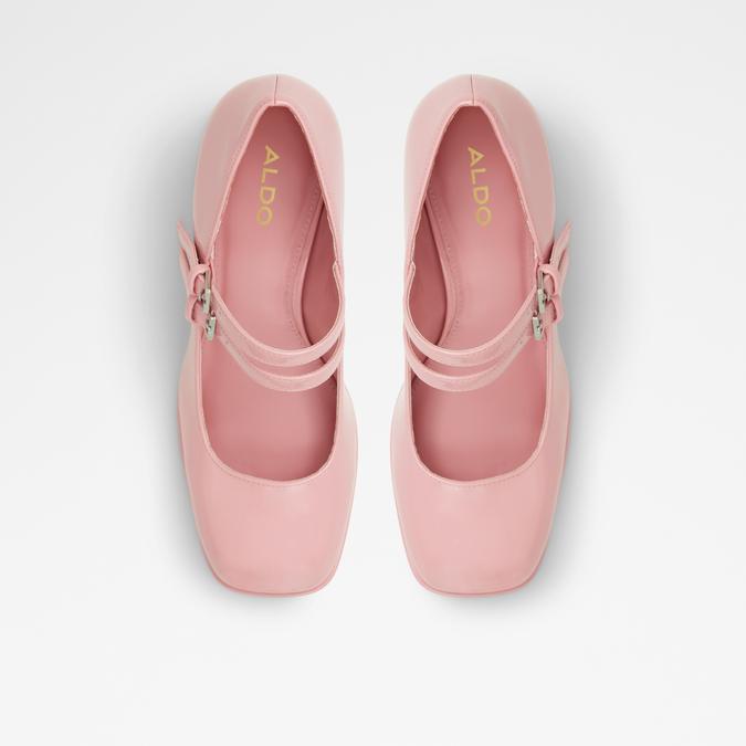 Manda Women's Medium Pink Block Heel Shoes