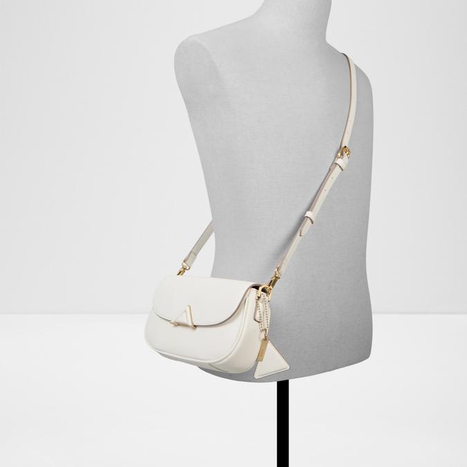 Luxeshoulder Women's White Shoulder Bag image number 3