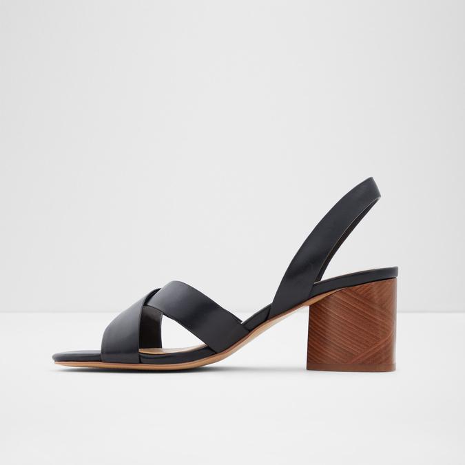 Carine Women's Black Block Heel Sandal image number 2