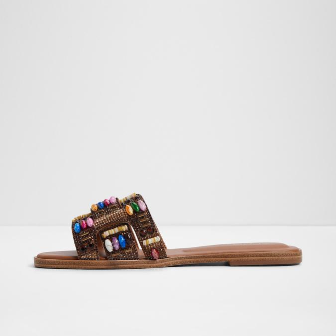 Elenya-In Women's Brown Flat Sandals image number 5