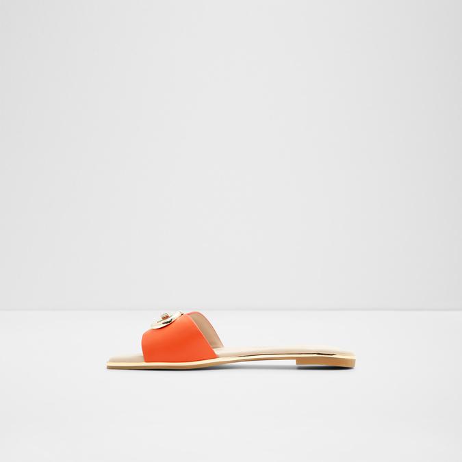 Bellenor Women's Bright Orange Flat Sandals image number 2