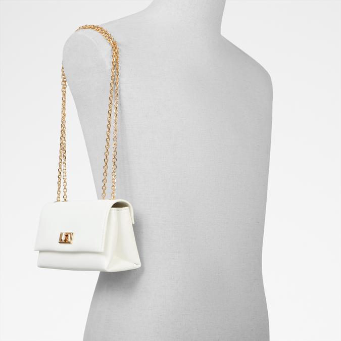 Onze Women's White Shoulder Bag image number 4