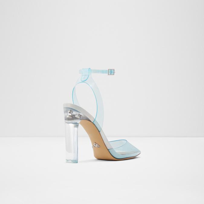 Glassslipper Women's Light Blue Block Heel Shoes image number 1