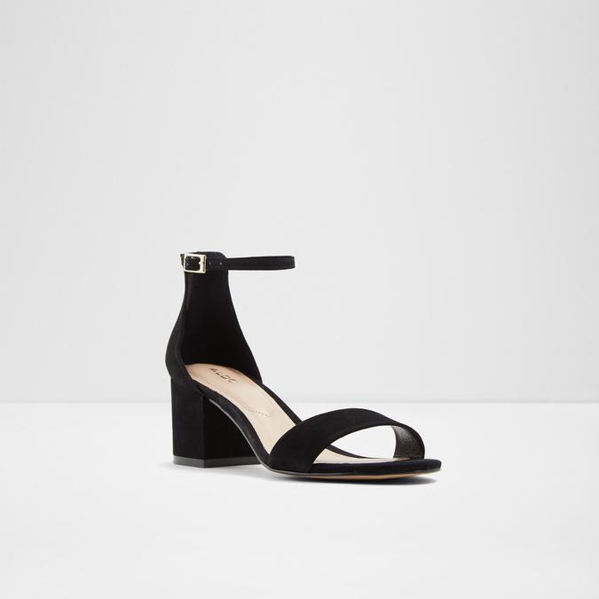 Villarosa Women's Black Block Heel Sandal image number 3