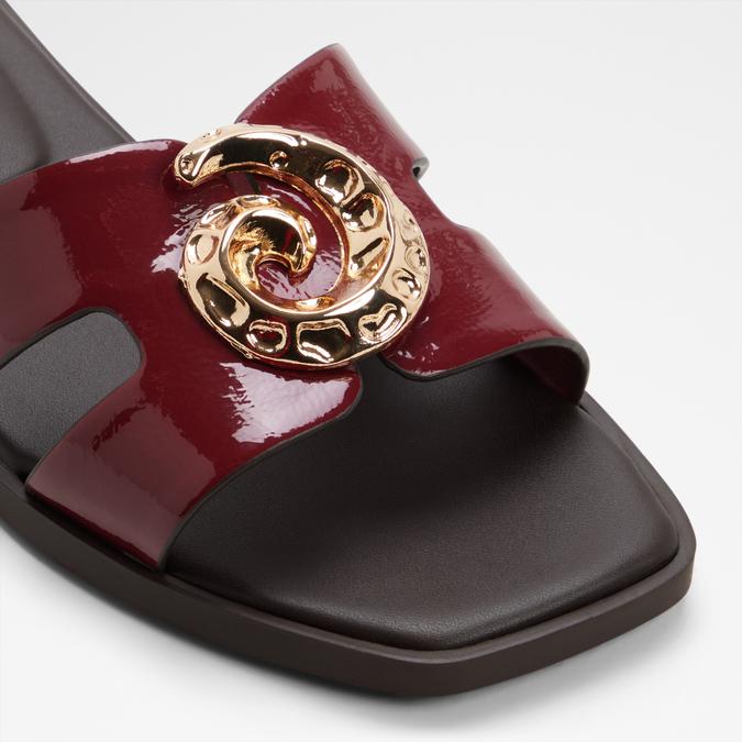 KHALI Red Women Flats image number 4