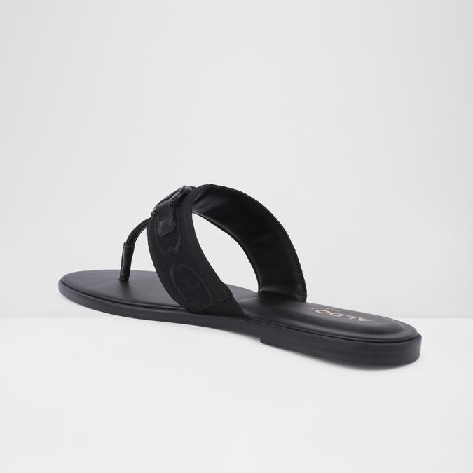 Coralynnaa-In Women's Black Flat Sandals image number 2