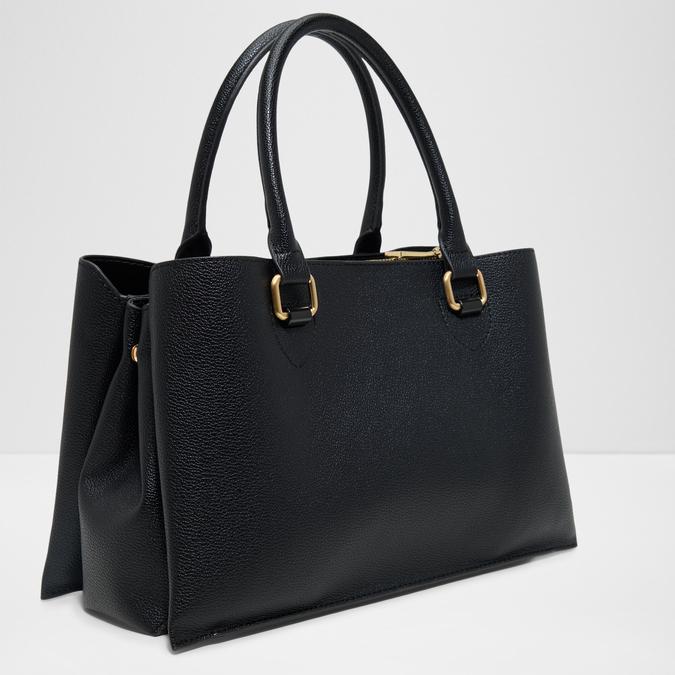 EMMELYNE Black Overflow Women Satchel