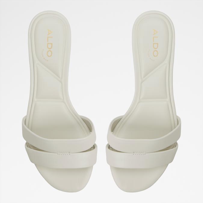 Scarletta-In Women's White Block Heel Sandals