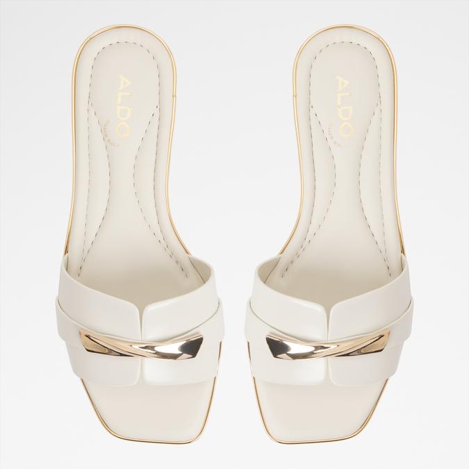 DARLINA White Women Flats image number 5