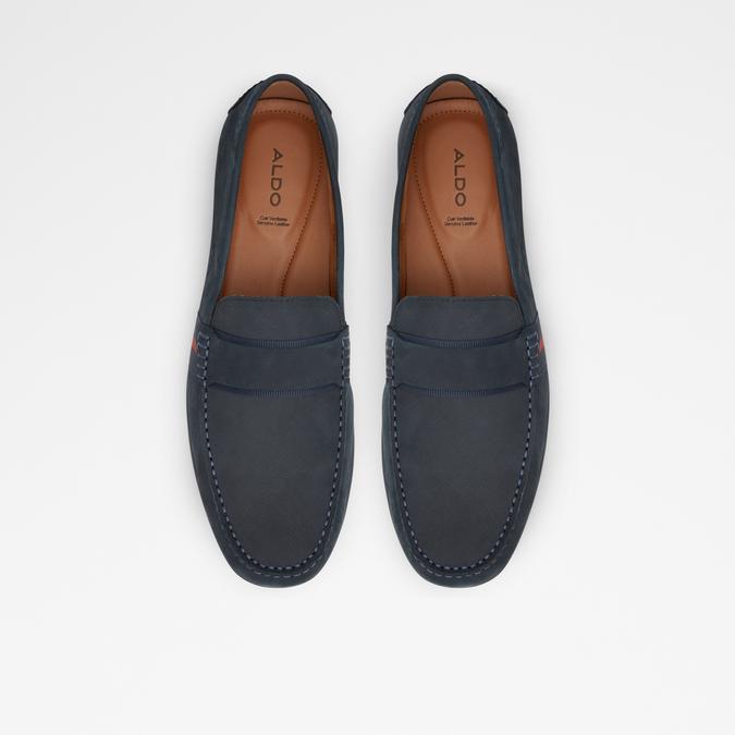 Damianflex Men's Navy Moccasins