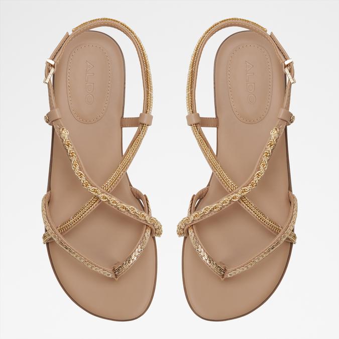 AURY-B MEDIUM BEIGE Women Flat Sandals image number 5