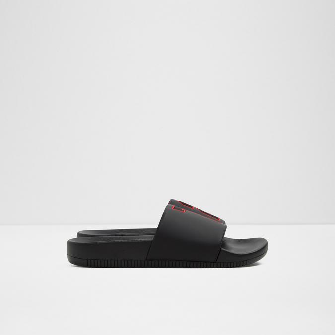 Nayeli Men's Black Single Strap Sandals image number 2