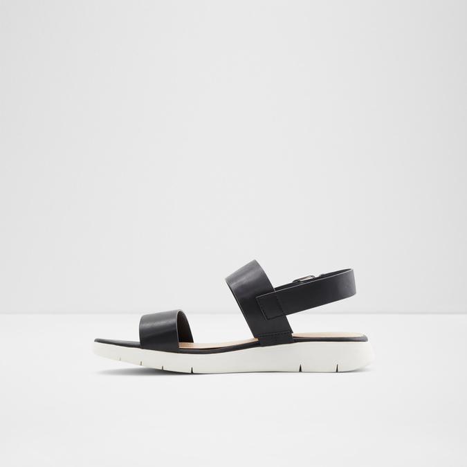 Woema Women's Black Flat Sandals image number 2